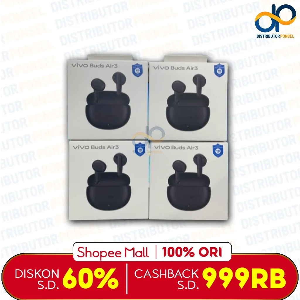 Vivo Buds Air 3 Earphone Wireless Tws Bluetooth Garansi Resmi