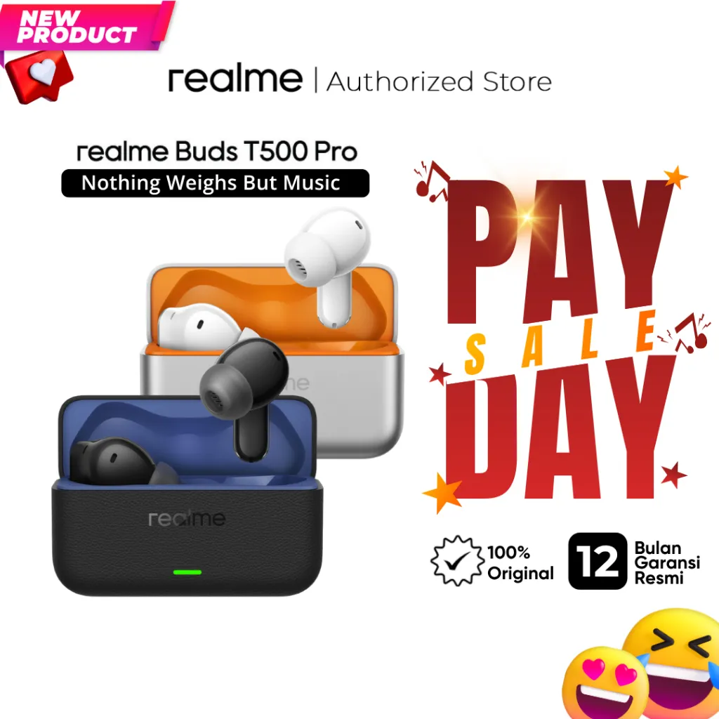 realme Buds T500 Pro | 12.4 mm high res audio | 56 Hours Long Lasting Batt | 6 Mic Clear call