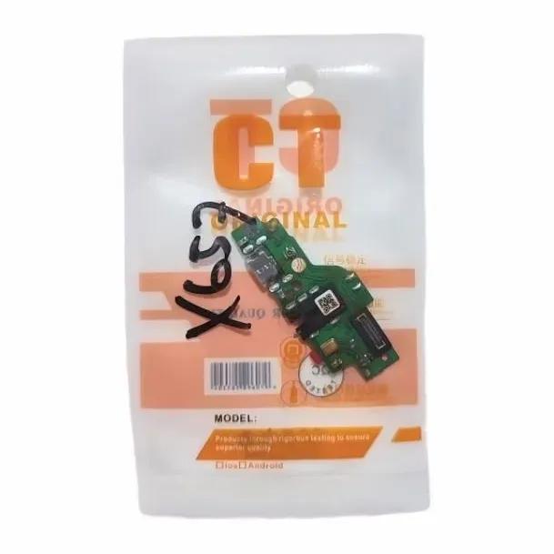 FLEXIBLE ORI + IC INFINIX SMART 5 / HOT 10 LITE / X657 / X657C / X657B CONECTOR CAS + HANDSFREE + MIC
