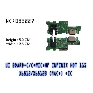 (ORI) BOARDCAS MIC HF INFINIX HOT 11S X6812 X6812B (MAC+) +IC FULL IC ORI BOARDCAS ORIGINAL CHARGER HEDSET HEADSET HANDSFREE KONEKTOR CAS PAPAN CONNECTOR