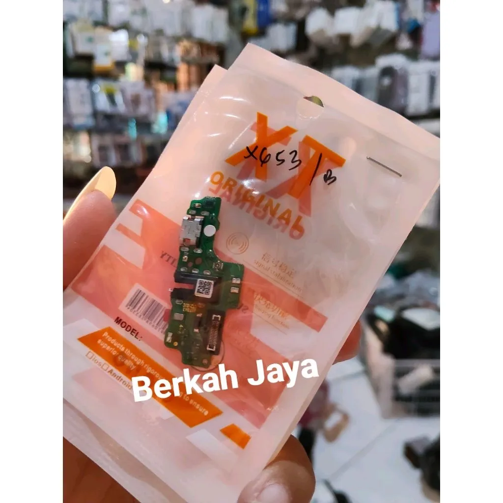 FLEXIBLE ORI + IC INFINIX SMART 4 / X653 VERSI BIG CONECTOR CAS + MIC + CON HANDSFREE