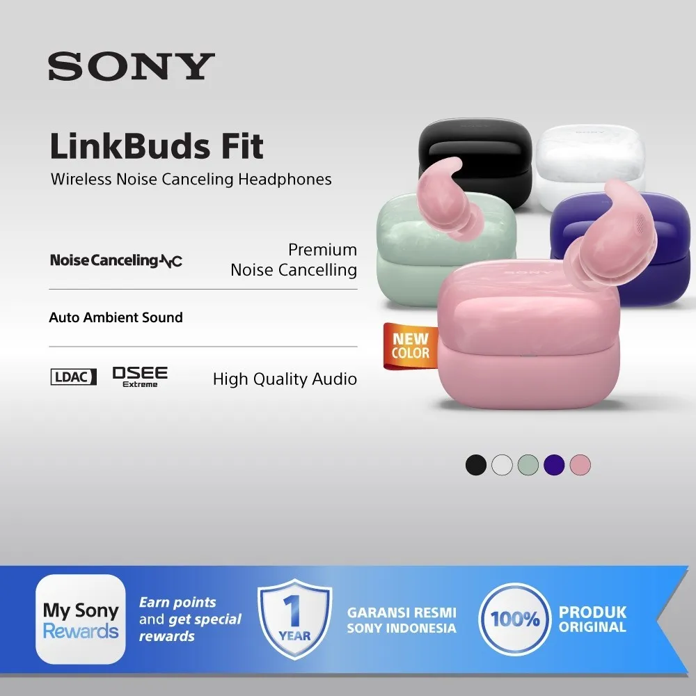 SONY LinkBuds Fit WF-LS910N WFLS910N TWS Wireless Earphone with Noise Canceling