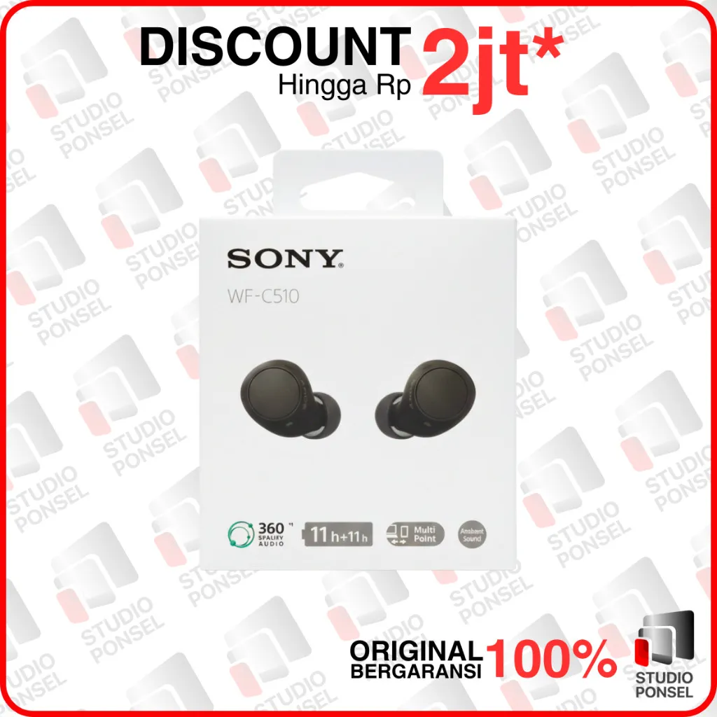 Sony WF-C510 Truly Wireless Earbuds C 510 Earphone Bluetooth Garansi Resmi