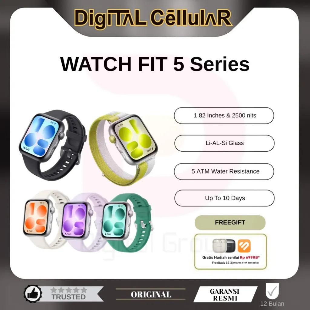 (DCG) FREEBUDS SE 3 | HUAWEI WATCH FIT 5 SERIES |GARANSI RESMI