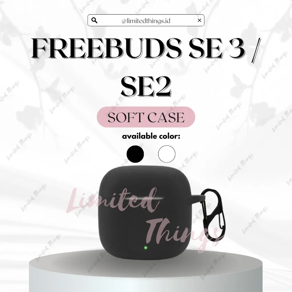 PREMIUM Soft Case Huawei Freebuds SE 3 SE 2 Polos Simple FREE METAL HOOK