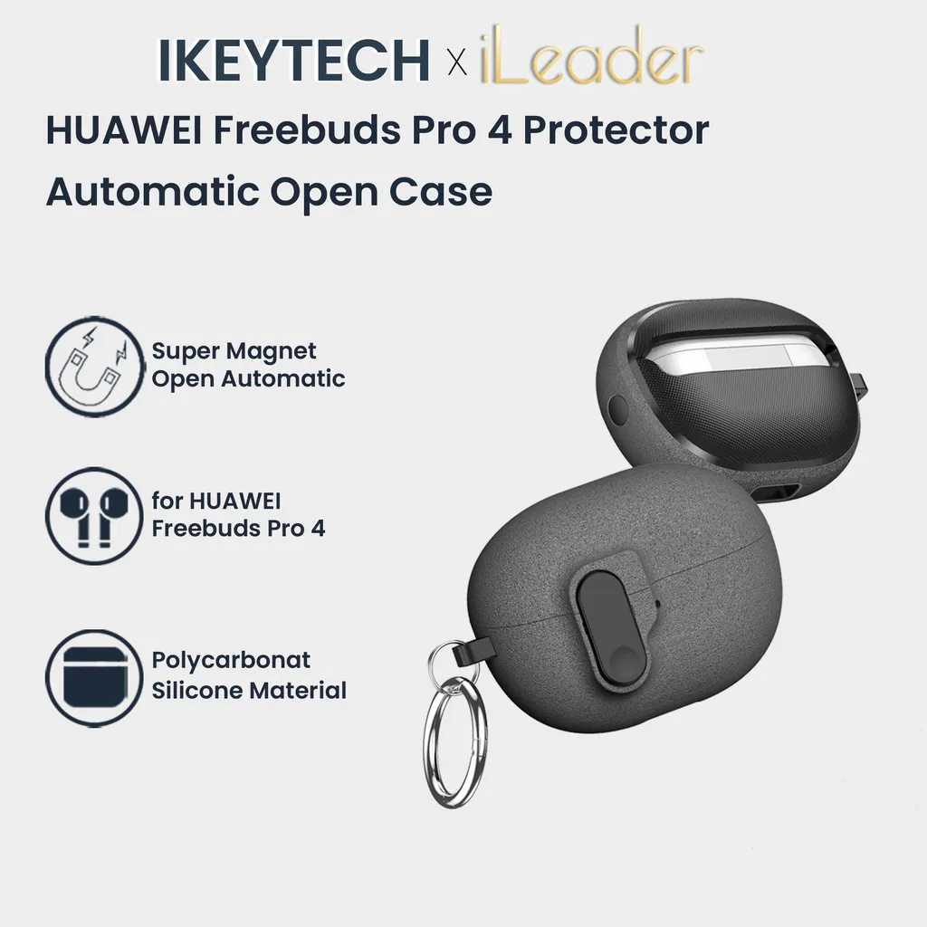 IKEYTECH Case Casing Cover Silicone Protective Huawei Freebuds 4 Pro