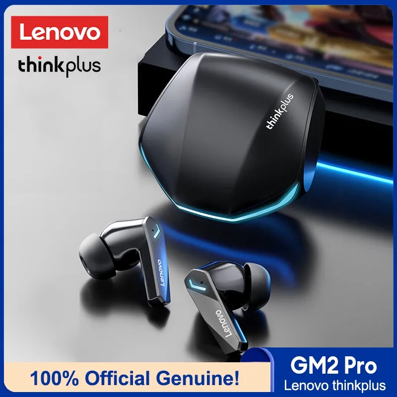 Lenovo Thinkplus GM2 Pro True Earphone Bluetooth V5.3 Low Latency Gaming Headset With Mic