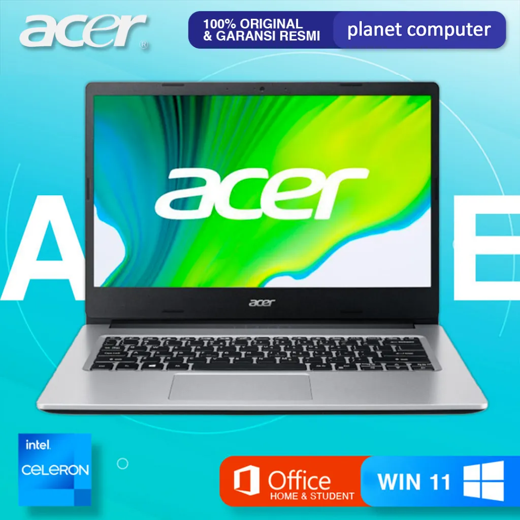 ACER Aspire Lite 14 AL14-36P Intel N4500 8/256GB- 512GB SSD Windows 11 OHS M365 14" FHD IPS Silver - Windows 11 Home
