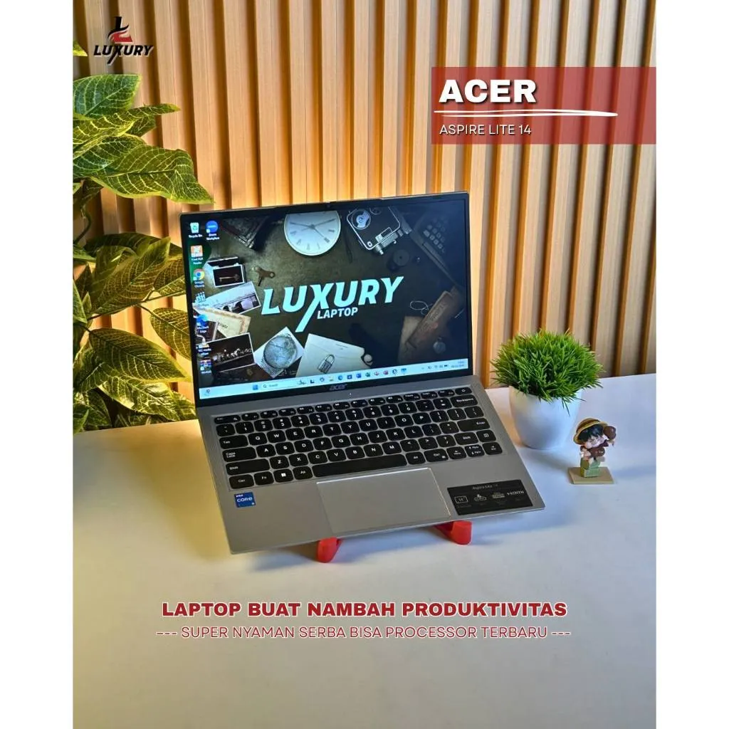 LAPTOP ACER ASPIRE LITE 14 51M 12TH GEN CORE I5 RAM 16GB DDR5 SSD 512GB 2ND