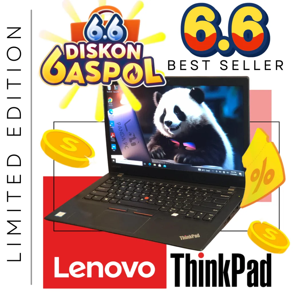 Laptop Lenovo Thinkpad Core i5 / i7 / Ram 8GB / 16GB Laptop Lenovo T - Series 15 / 14 / 12  Inch | Laptop Second | T14 / T14S / T490S / T480 / T480S / T460S / T490 / T470S / T450S / T460 / T470