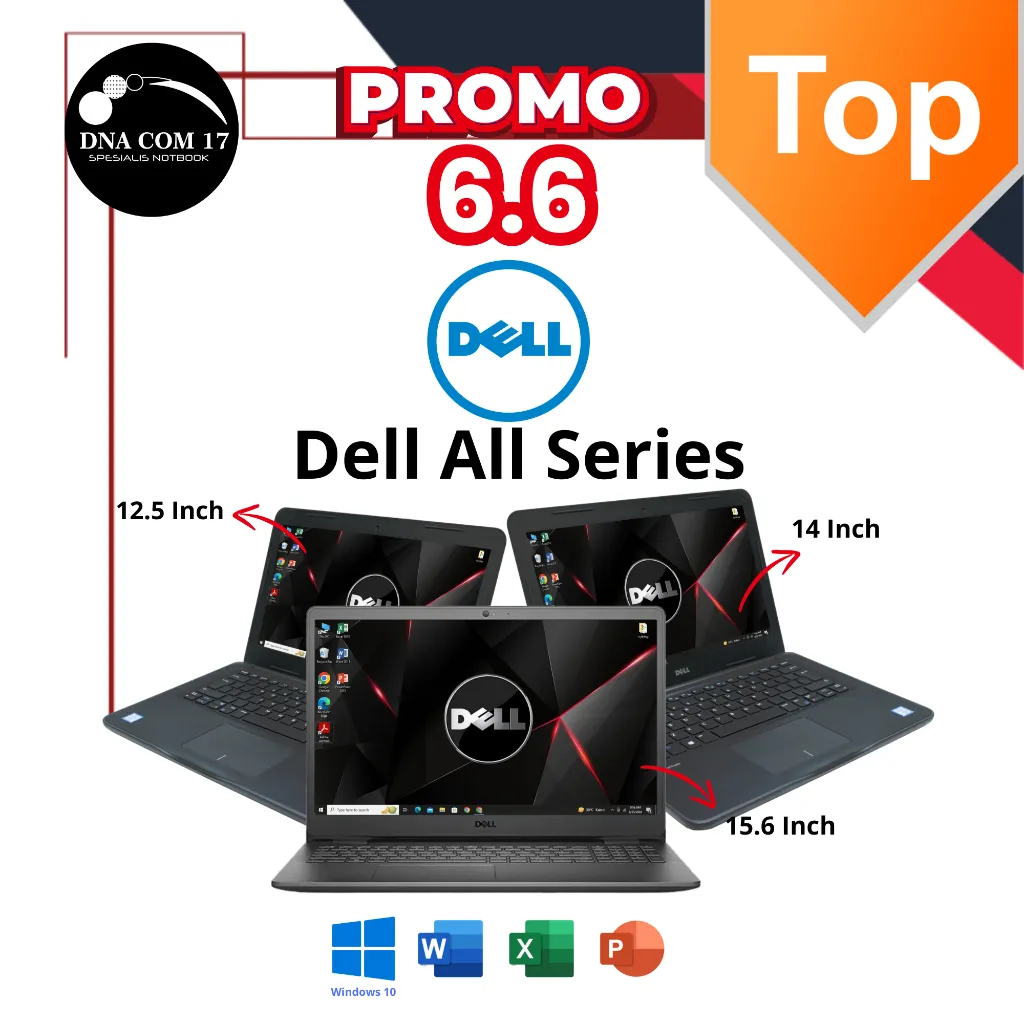 Laptop Dell Latitude Core i5 / Core i7 | RAM 16GB | SSD 512GB | Mulus / Second / Original / Berkualitas / Bergaransi.