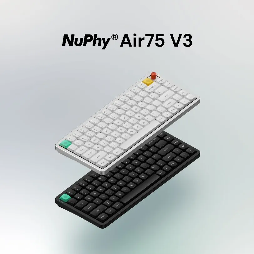 NuPhy Air75 V3 Low Profile Wireless Mechanical Keyboard. Perfect for Apple devices Mac/iPad and Windows / Linux / Macbook Neo