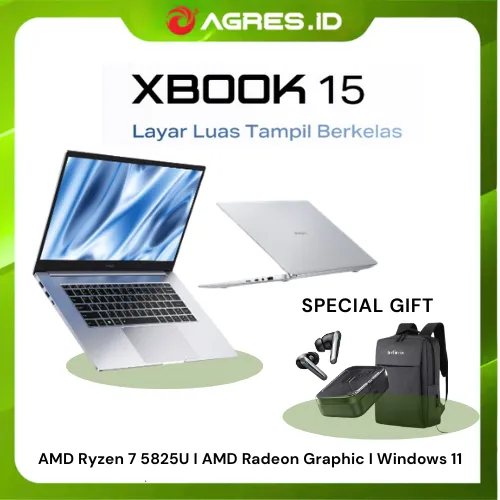 INFINIX XBOOK 15 AMD RYZEN 7 5825U - RAM 16GB 512GB WINDOWS 11 15.6 FHD IPS
