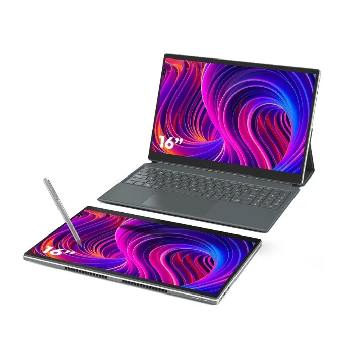 ADVAN 2in1 Laptop Evo X16 Intel Core i3 1215u Ram12Gb Ssd512Gb 16'' 2.5K Touchscreen Detachable Windows 11 [Free Pen Stylus]