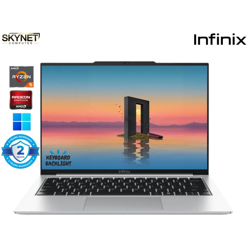 INFINIX XBOOK B14 Amd Ryzen 7 5825u Ryzen 5 5500u RAM32B SSD1TB 14FHD+ IPS Laptop kerja sekolah editing Windows 11