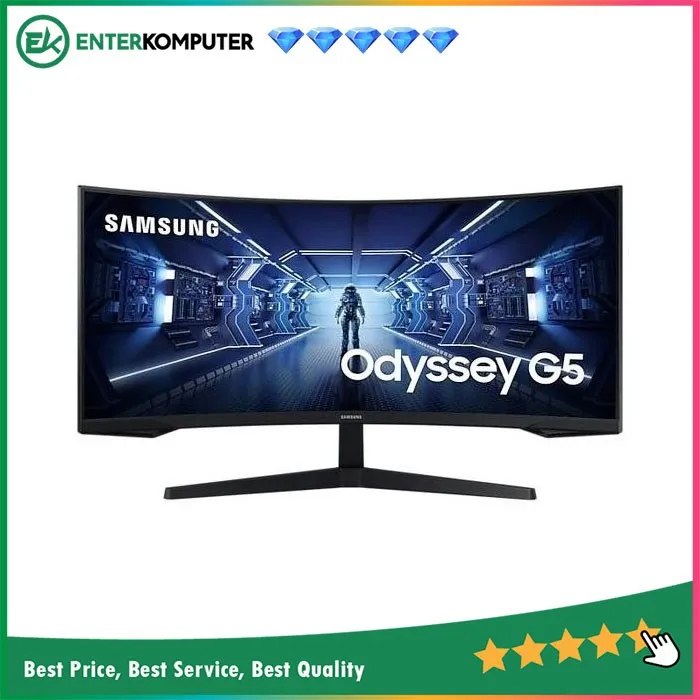 SAMSUNG 34" C34G55 Odyssey G5 165hz Curved Gaming Monitor