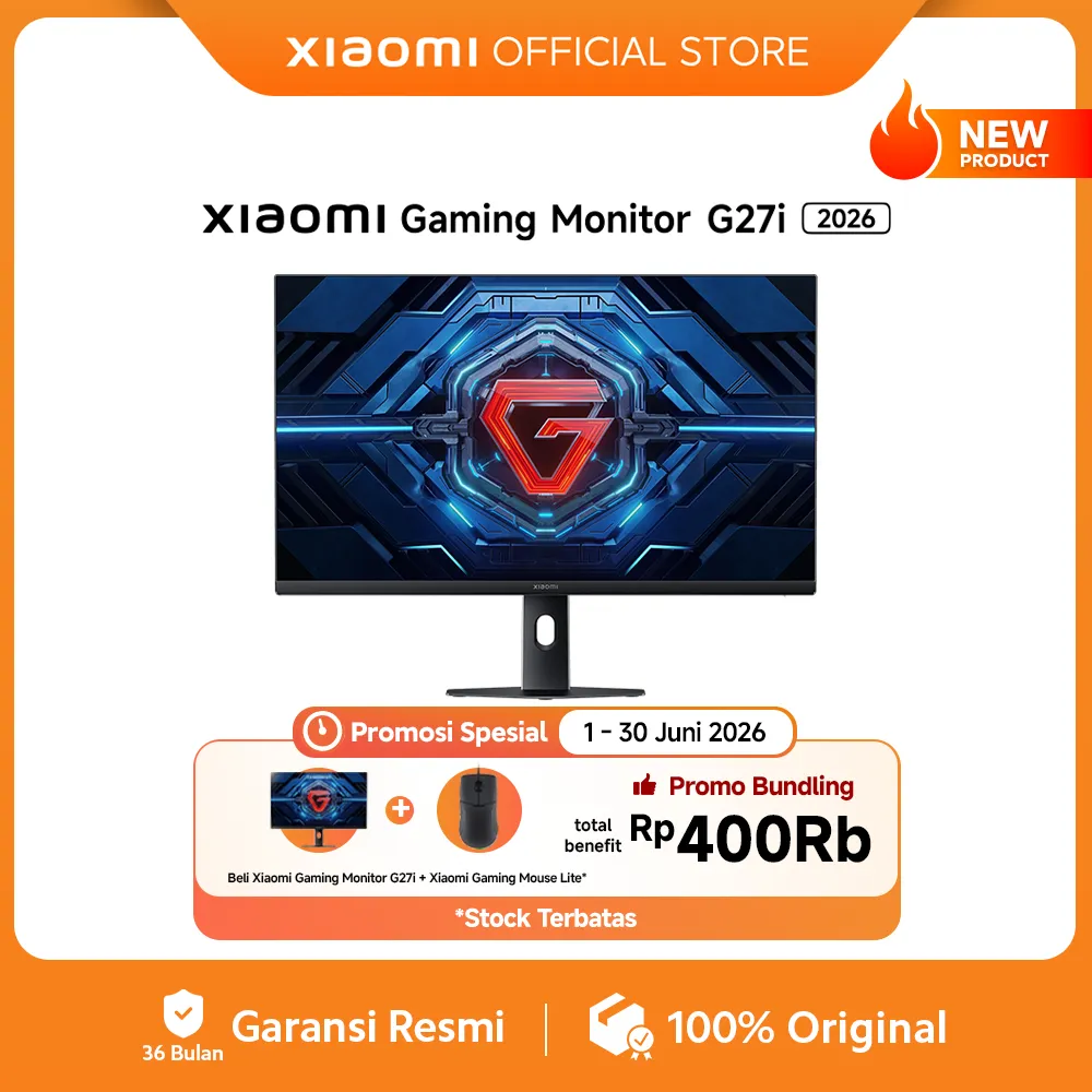 Xiaomi Gaming Monitor G27i 2026 | Faster Refresh Rate 200Hz | Fast IPS FHD Resolution | 1ms GTG Response Time | Certified VESA HDR400 [Official Store]
