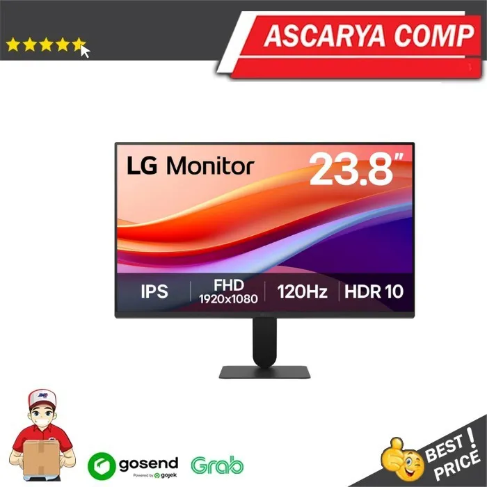 Monitor LED LG 24U411A-B FHD IPS Monitor 120Hz 1ms with 4 Side Borderless / Monitor LG 24'' 24U411A-B