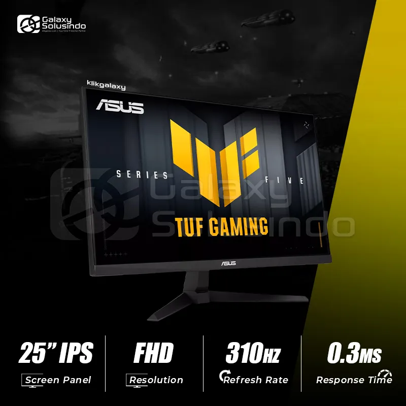 ASUS TUF VG259QMR5A 25" FHD IPS 310Hz 0.3ms Gaming Monitor - MG