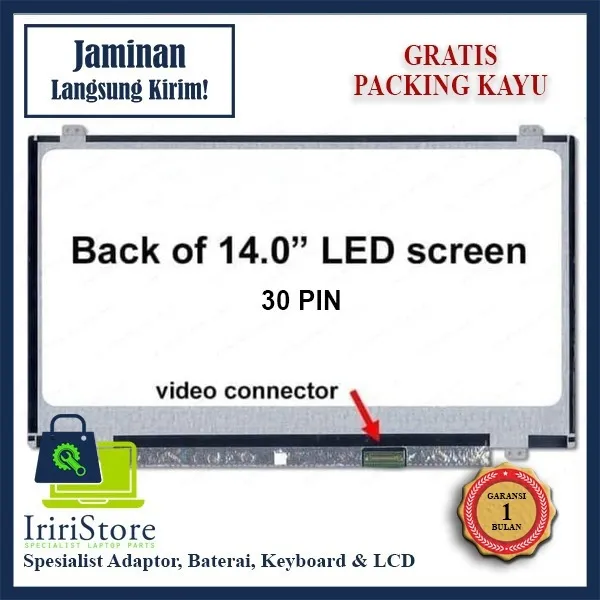 LCD Acer Aspire ES14 ES1-431 ES1-432 LED 14.0 Slim 30 Pin