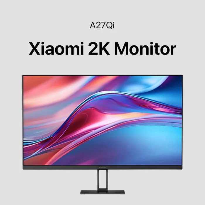 Monitor XIAOMI 2K A27Qi 27 Inch 2K QHD Flat IPS 100Hz