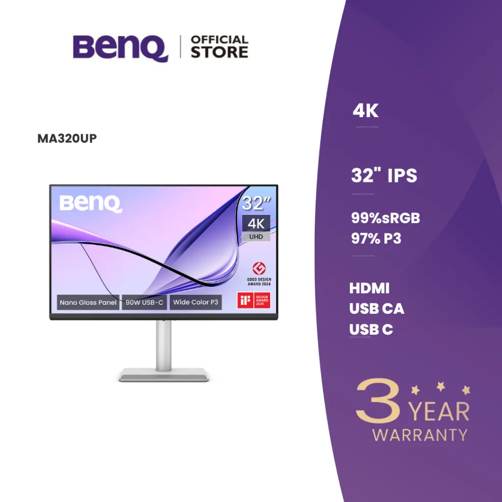 BenQ MA320UP 32” 4K Nano Gloss Monitor for MacBook