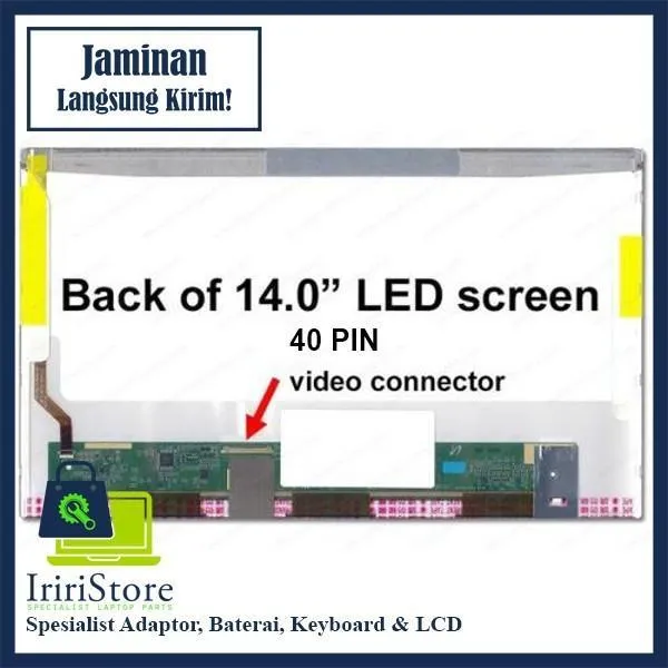 LED LCD LAPTOP DELL N4010 N4020 N4030 N4050 N3010 14.0 TEBAL LP140WH4