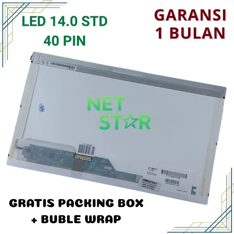 LCD LED HP Compaq CQ43 430 CQ42 G42 PAVILION G4 -14.0 STD/TEBAL -NSTAR
