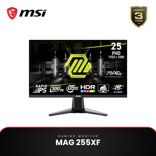 MSI Monitor LED IPS MAG 255XF - 25"inc
