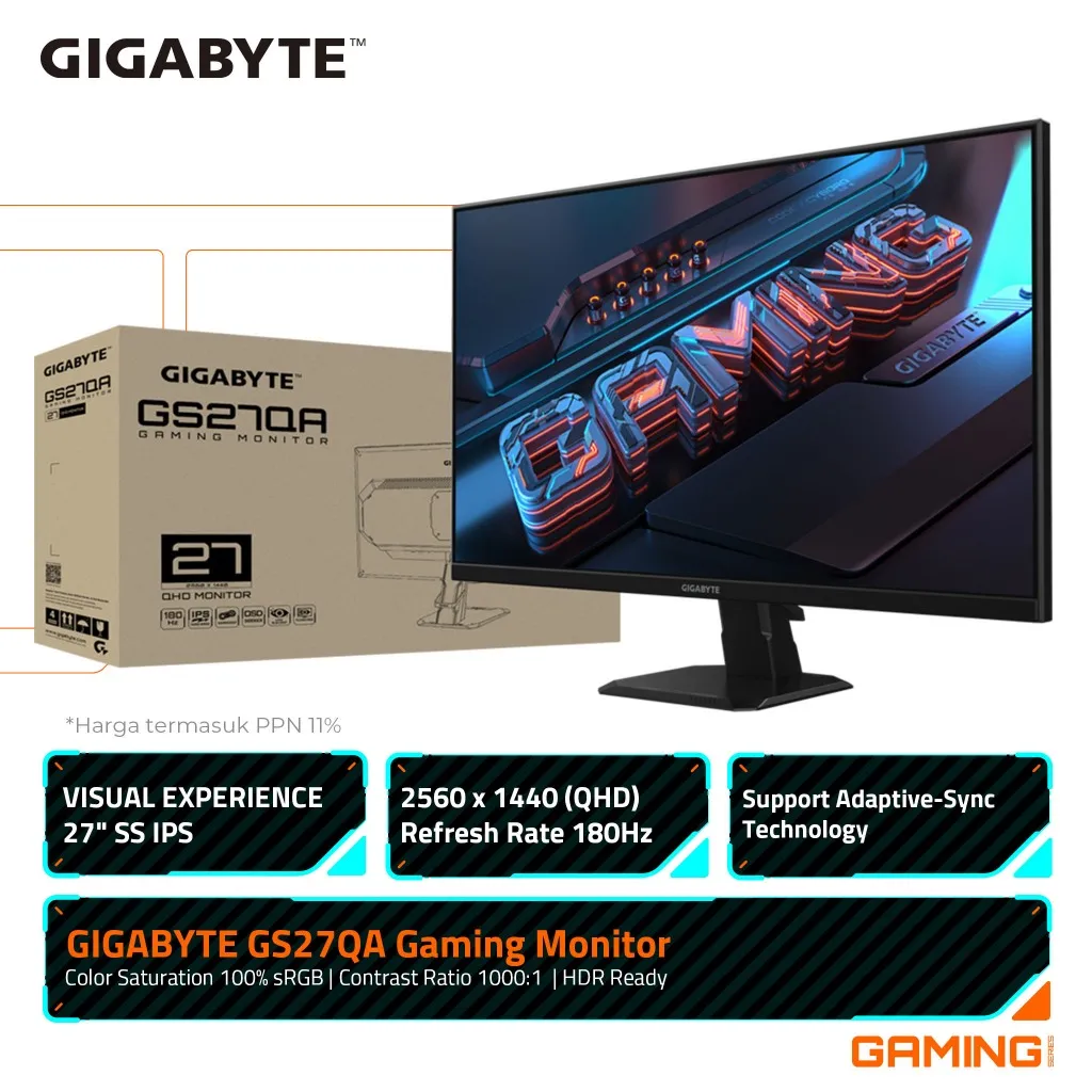 Gigabyte GS27QA Gaming Monitor