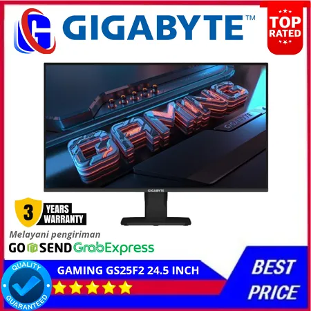 GIGABYTE GAMING MONITOR 25 INCH SS IPS FHD 1080P 1MS 200HZ GS25F2