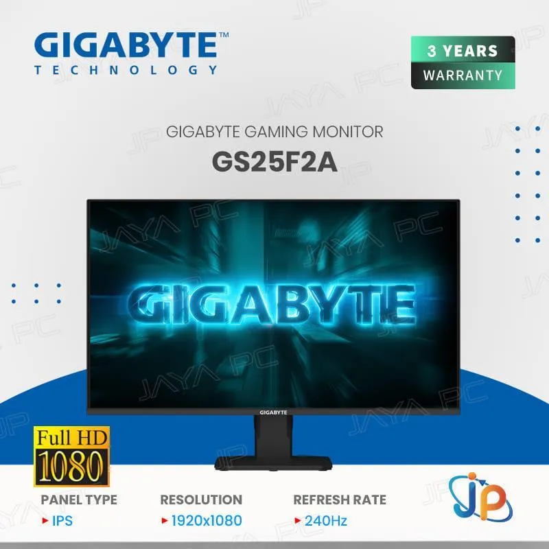 Monitor Gigabyte LED IPS GS25F2A - Full HD 25" Inch