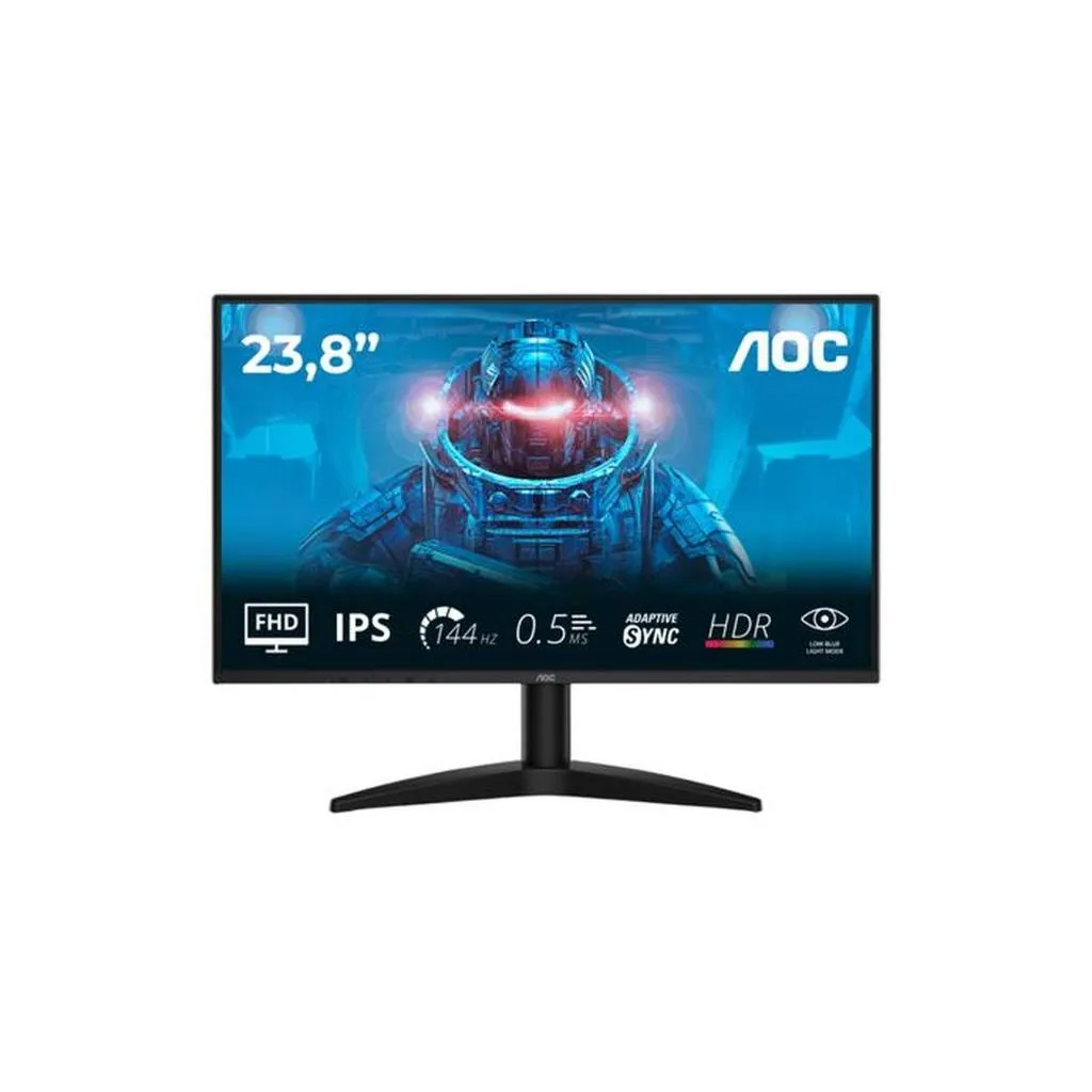 AOC GAMING MONITOR 24 INCH IPS FHD 1080P 0.5MS 144HZ 24B36X/70 HDR 10 3Y ON SITE