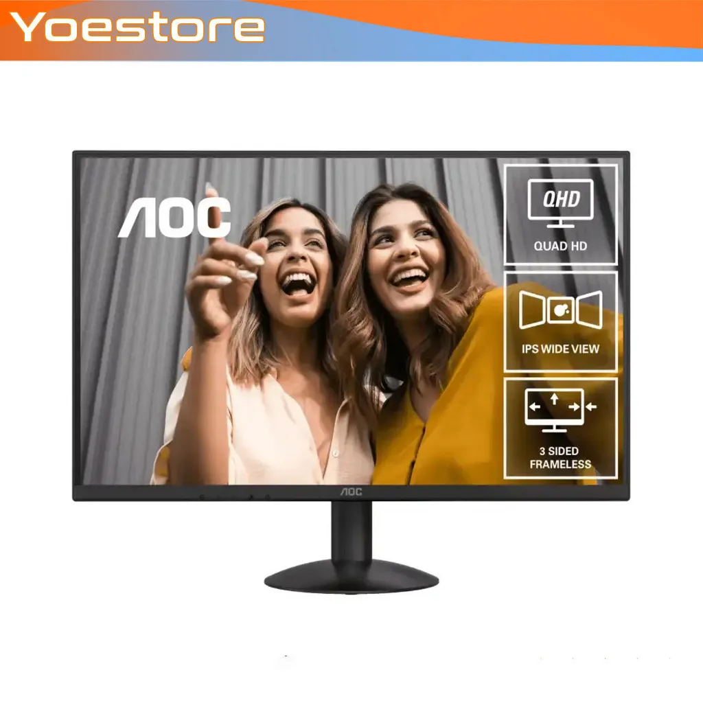 Monitor LED AOC Q27B30E 27" IPS QHD 1440p 75Hz HDR10 2K