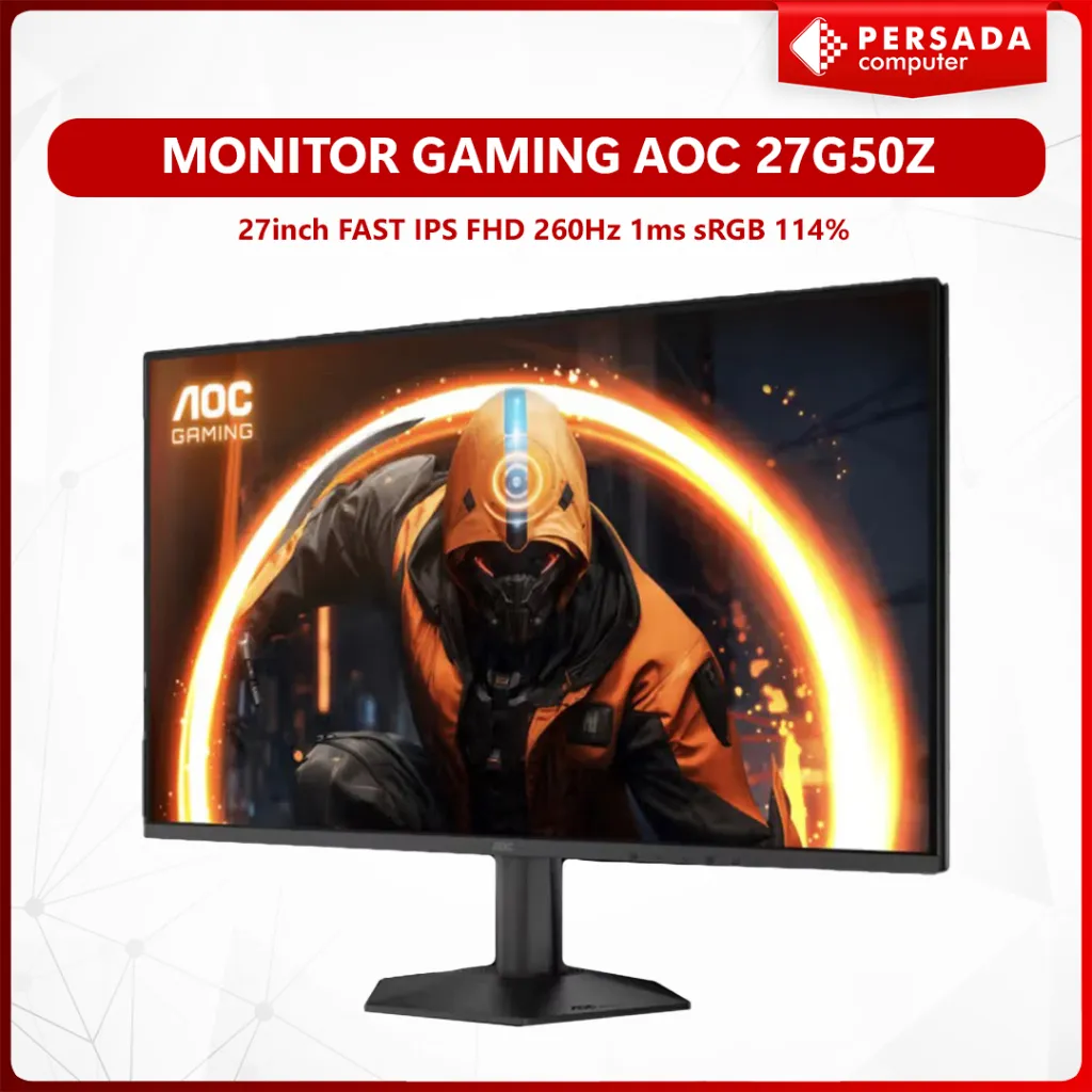 Monitor GAMING AOC 27G50Z 27" FAST IPS FHD 260Hz 1ms sRGB 114%