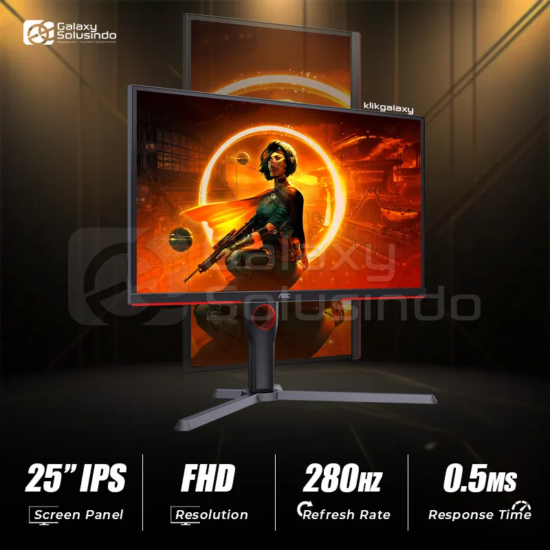 AOC 25G3Z 25 Inch FHD IPS 280Hz 0.5ms Gaming Monitor