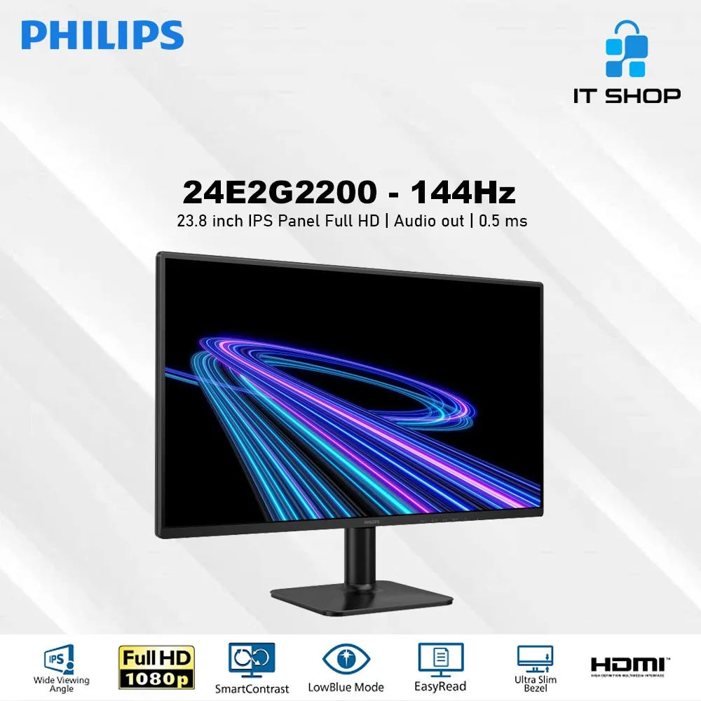 Philips IPS Monitor 23.8 inch 24E2G2200/71 - 144Hz