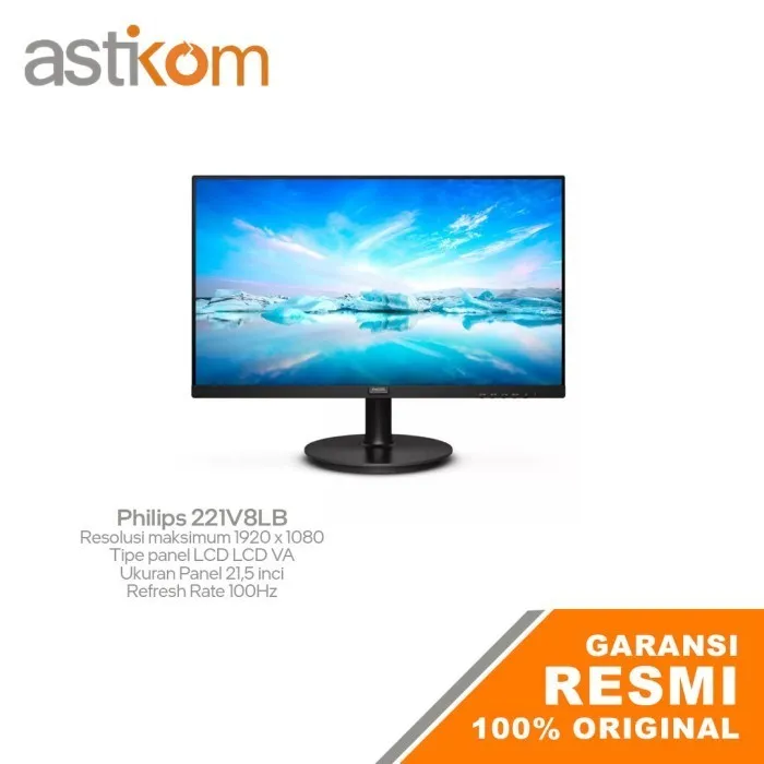 LED Monitor 22" Philips 221V8LB/70 120Hz 4ms VA FHD