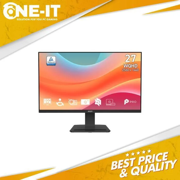 Monitor MSI PRO MP273Q E7 27” QHD IPS 75Hz HDR VESA