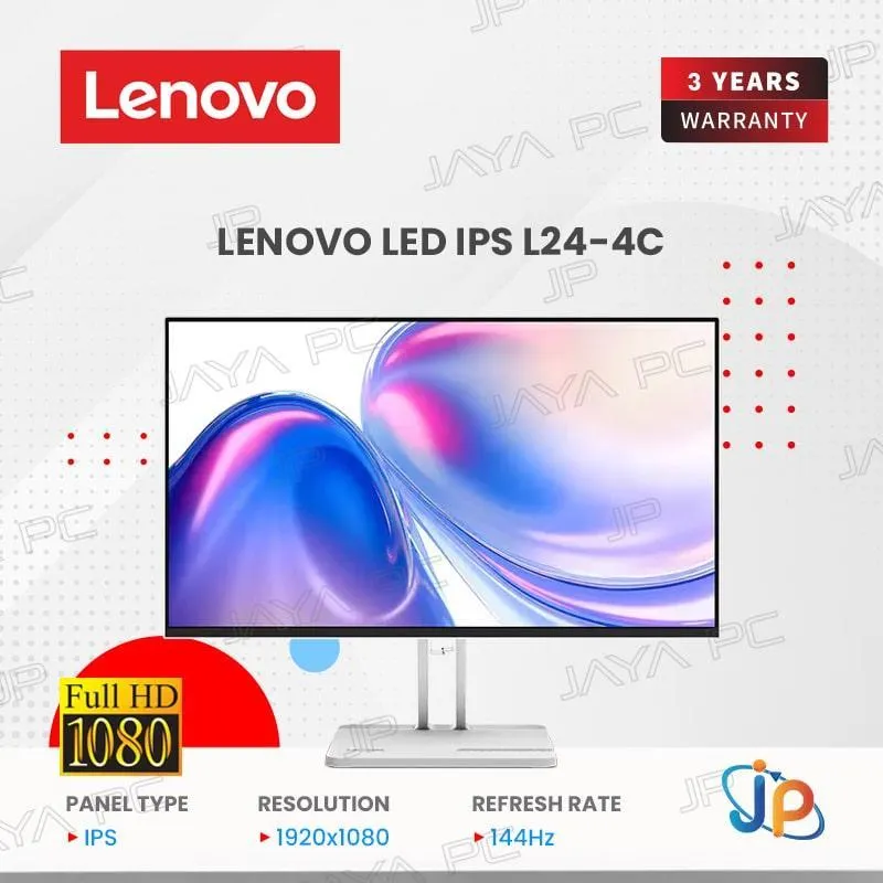 Monitor Lenovo LED IPS L24-4C - Full HD 24" Inch
