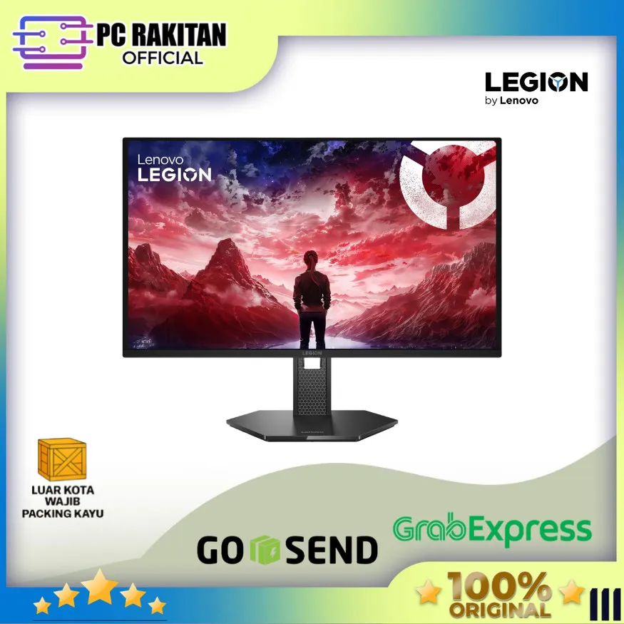 LENOVO LEGION OLED GAMING MONITOR 27 INCH LEGION 27Q-10 QD-OLED 2K 1440P 0.03MS 240HZ OC HDR 10 SRGB HDMI+DP FULL ERGONOMIC BLACK 3Y