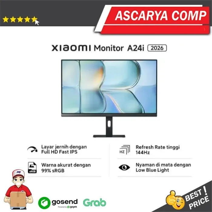 Monitor LED Xiaomi A24i 24" IPS 1080p FHD 100Hz HDMI DP
