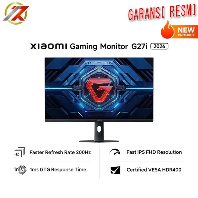 XIAOMI G27i 2026 27" Gaming Monitor 27" 27 Inch FHD IPS 200Hz 1ms FreeSync HDMI DP 99%sRGB HDR10