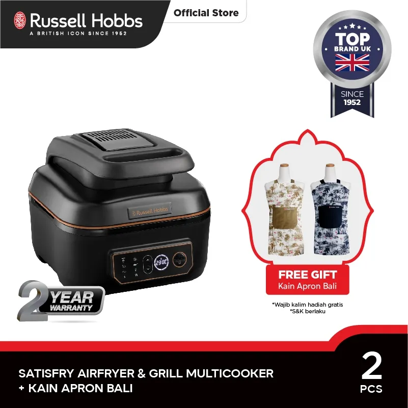 Russell Hobbs Satisfry Airfryer & Grill Multicooker