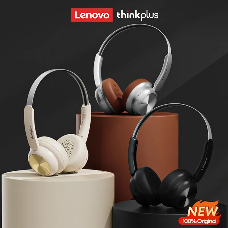 Lenovo Thinkplus NEW TH66 Headset Bluetooth V5.4 Sport Bass Music Gaming HD Noise Reduction Headphone with mic