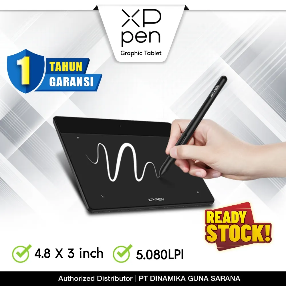 XP-Pen Deco Fun XS - Classic Black Graphic Drawing Tablet - Garansi Distributor Resmi