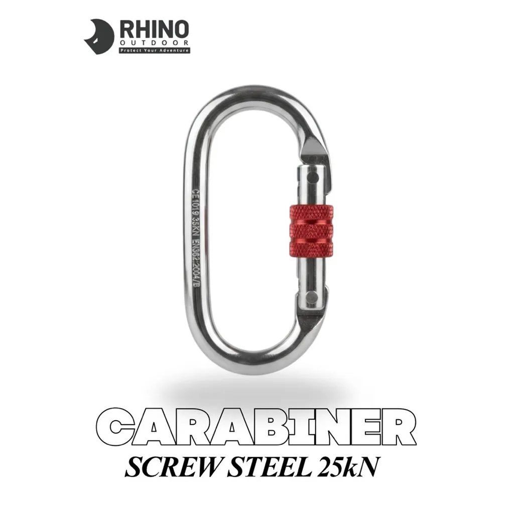 Carabiner Steel Carabiner screw baja 25kN