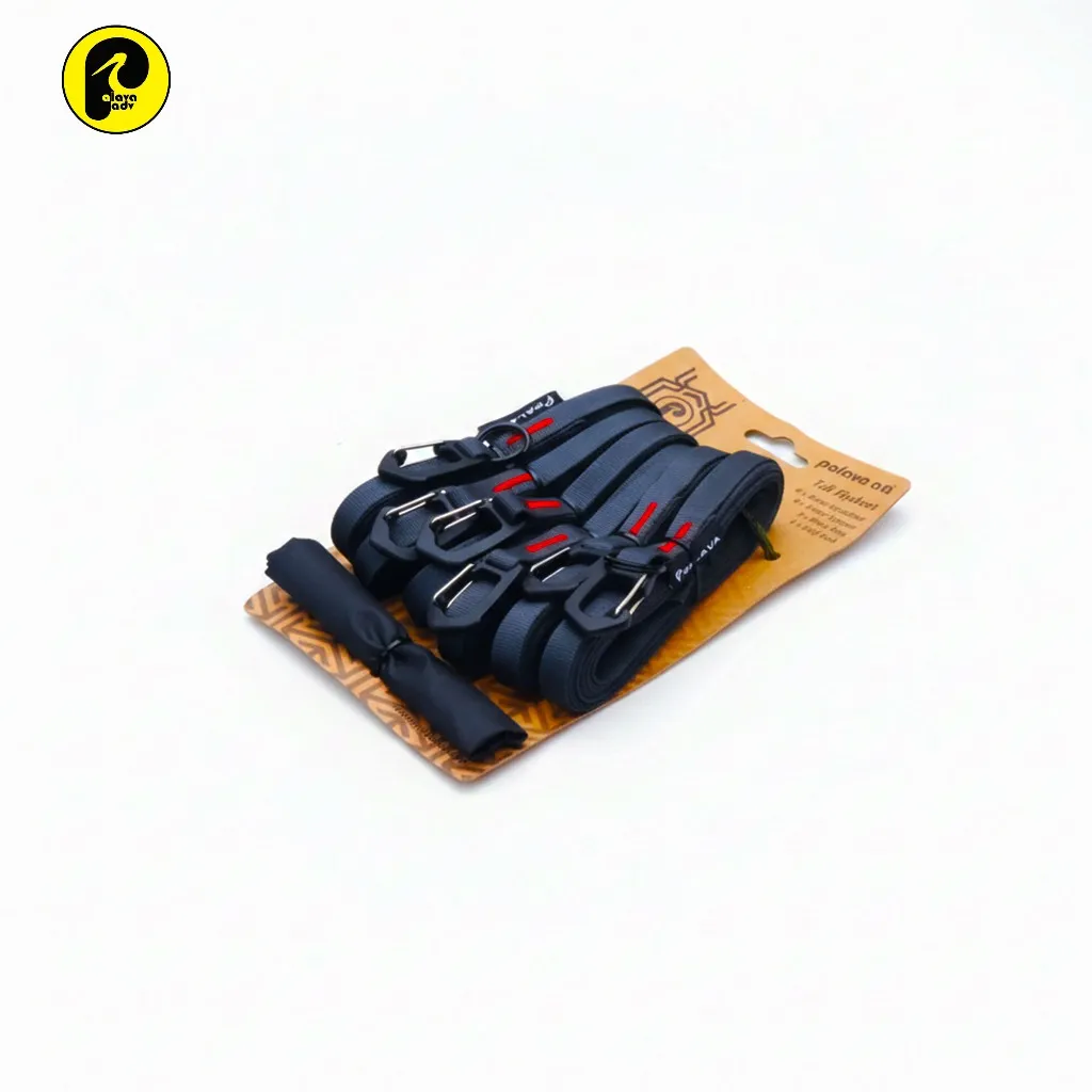 TARANTULA Tali webbing flysheet Premium tenda acetal carabiner stopper ring + pouch palava adv camping