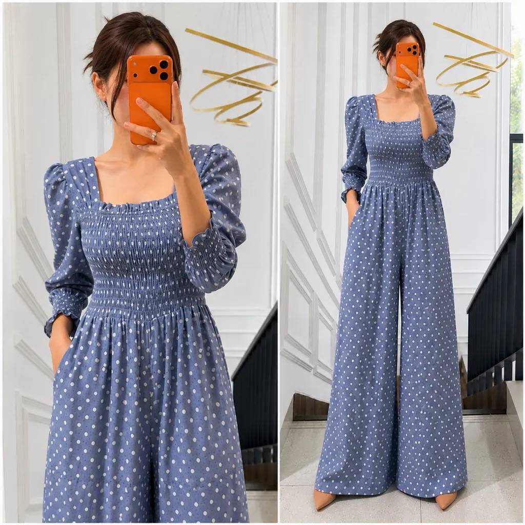 JUMPSUIT KULOT HIJAB WANITA PANJANG LD 125CM KULOT PANJANG RAYON PREMIUM OUTFIT SANTAI ELEGAN