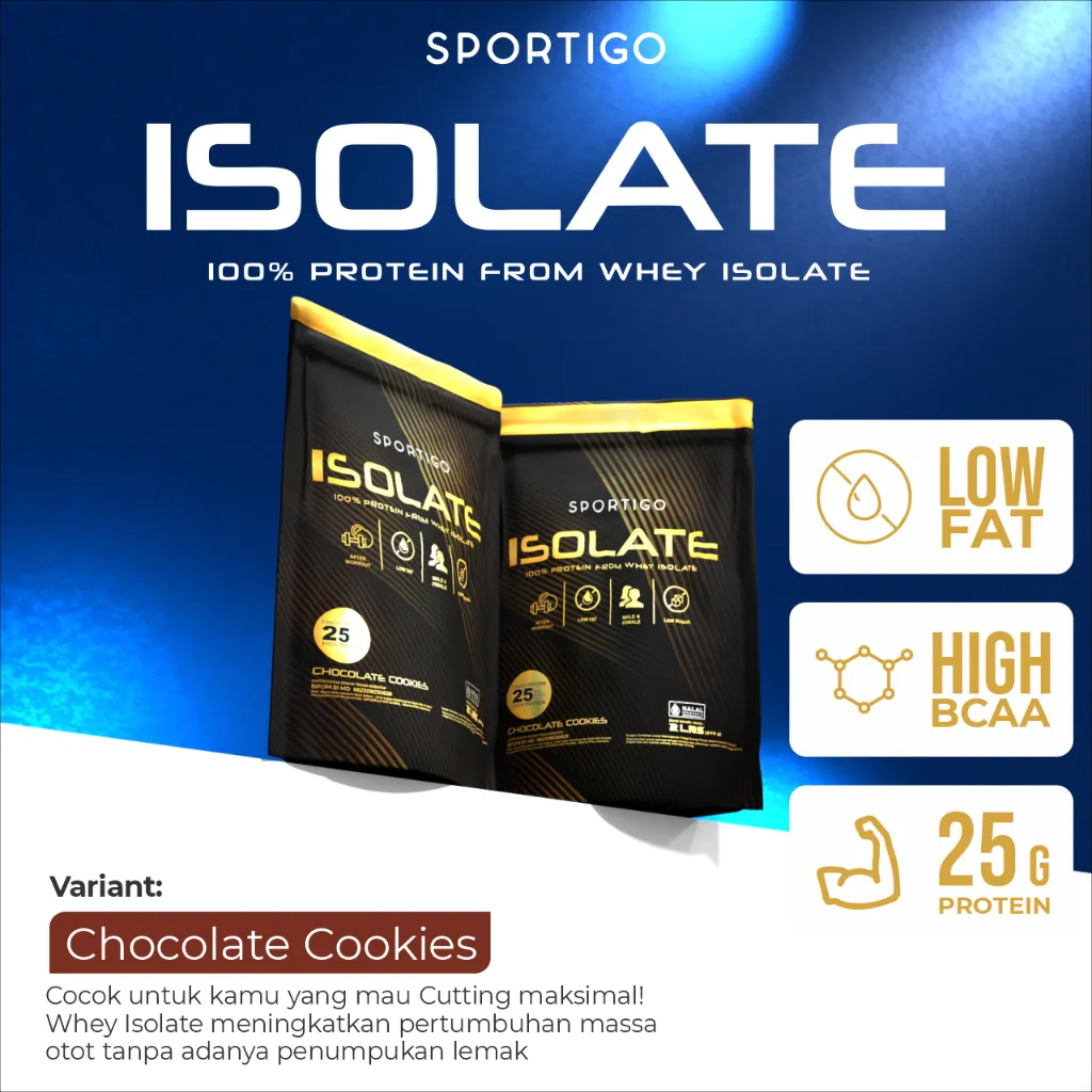 Sportigo Whey Protein Isolate - Chocolate Cookies